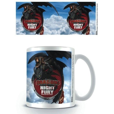 DRAGONS DRAGON TRAINER NIGHT FURY CERAMIC MUG TAZZA IN CERAMICA PYRAMID INTERNATIONAL