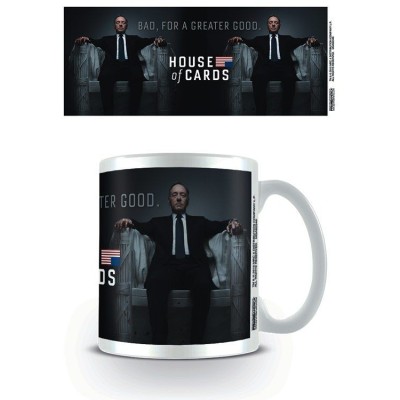 PYRAMID INTERNATIONAL HOUSE OF CARDS CERAMIC MUG TAZZA IN CERAMICA