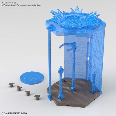 BANDAI CUSTOMIZE SCENE BASE WATER FIELD VERSION FIGURE
