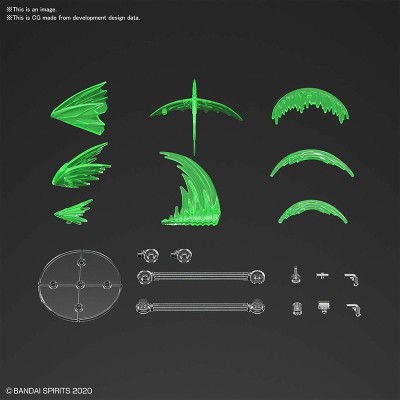 BANDAI CUSTOMIZE EFFECT SLASH IMAGE VERSION GREEN FIGURE