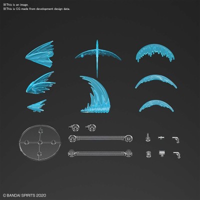 BANDAI CUSTOMIZE EFFECT SLASH IMAGE VERSION BLUE FIGURE