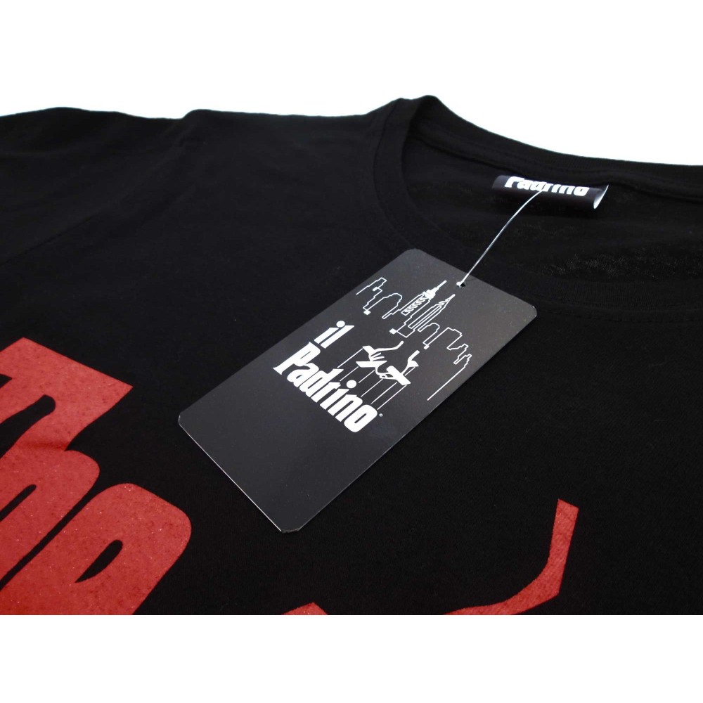 MAGLIA T SHIRT THE GODFATHER LOGO NERA