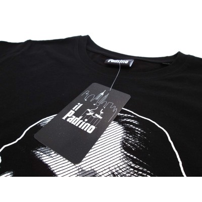 MAGLIA T SHIRT THE GODFATHER IL PADRINO NERA