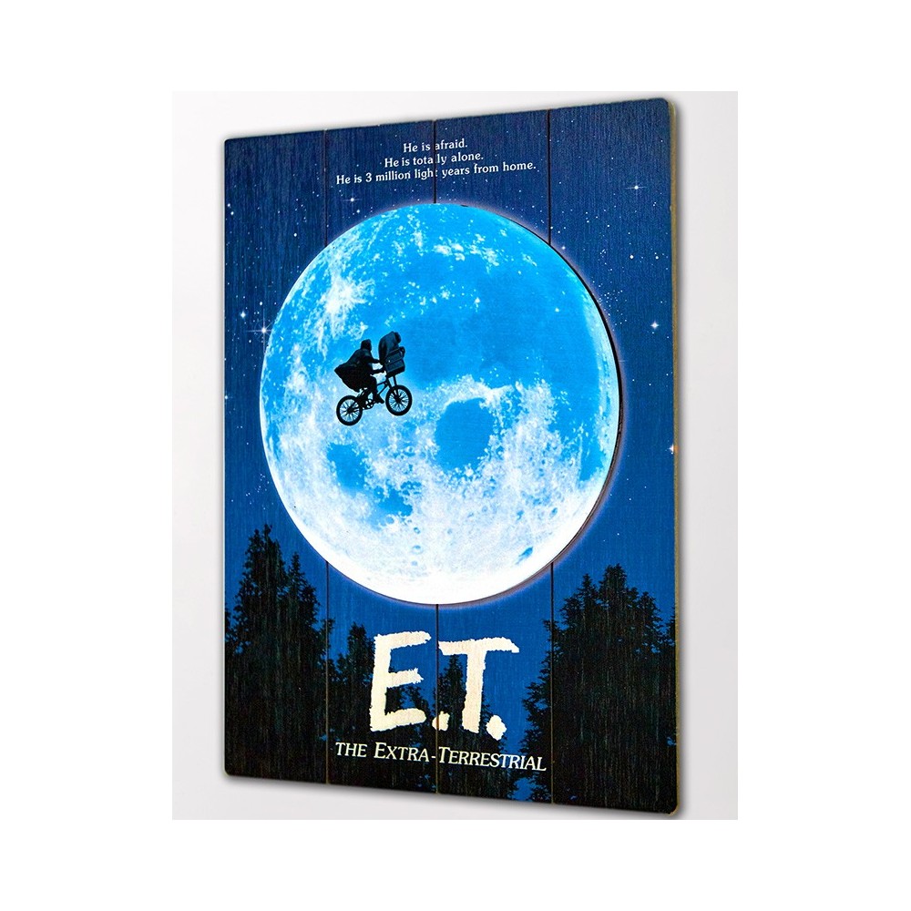 DOCTOR COLLECTOR ET THE EXTRATERRESTRIAL WOOD PRINT STAMPA SU LEGNO