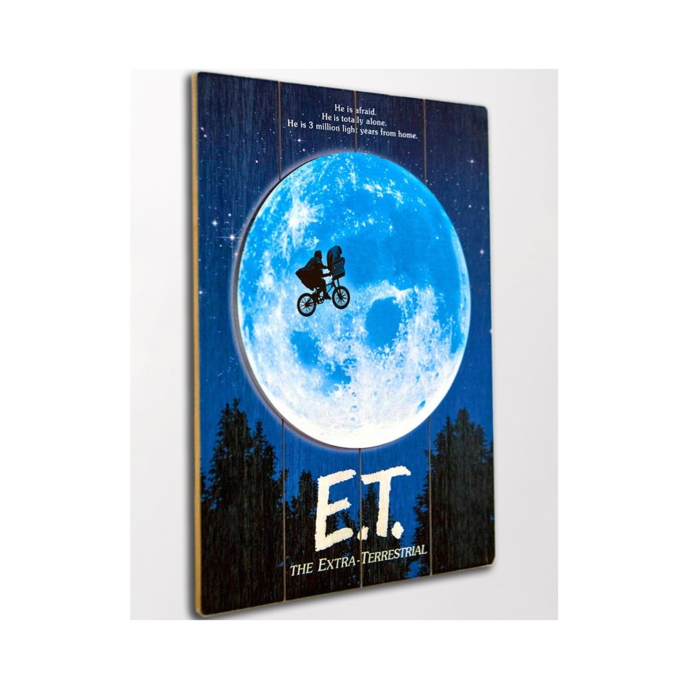 DOCTOR COLLECTOR ET THE EXTRATERRESTRIAL WOOD PRINT STAMPA SU LEGNO