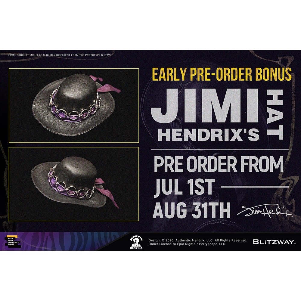 JIMI HENDRIX 1/6 ACTION FIGURE BLITZWAY