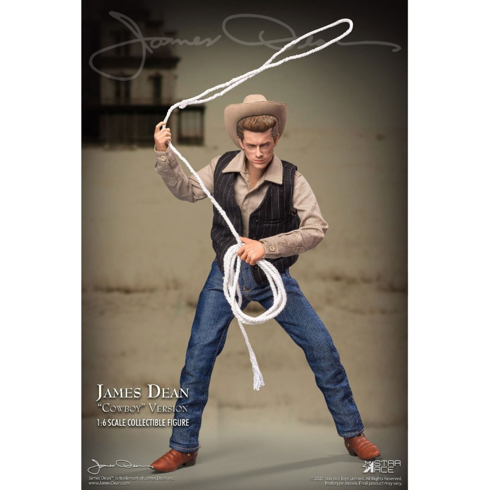 JAMES DEAN COWBOY VERSION ACTION FIGURE STAR ACE