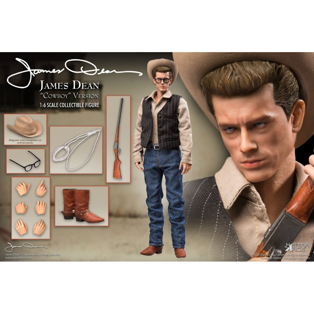 JAMES DEAN COWBOY VERSION ACTION FIGURE STAR ACE