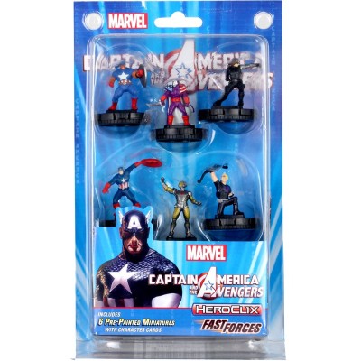 MARVEL HEROCLIX CAPTAIN AMERICA AND AVENGERS FAST FORCES MINIATURES WIZKIDS