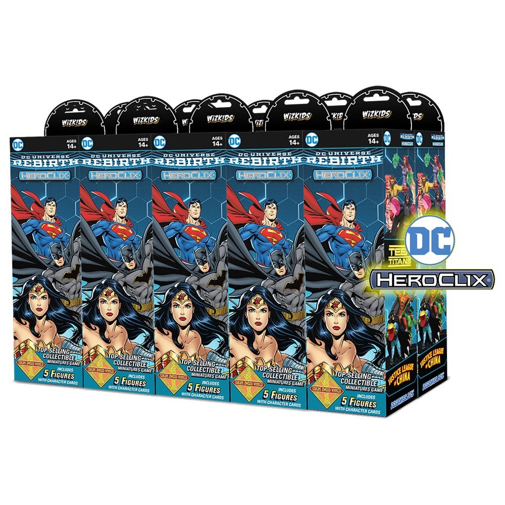 WIZKIDS DC UNIVERSE REBIRTH HEROCLIX 10X BOOSTER BRICK