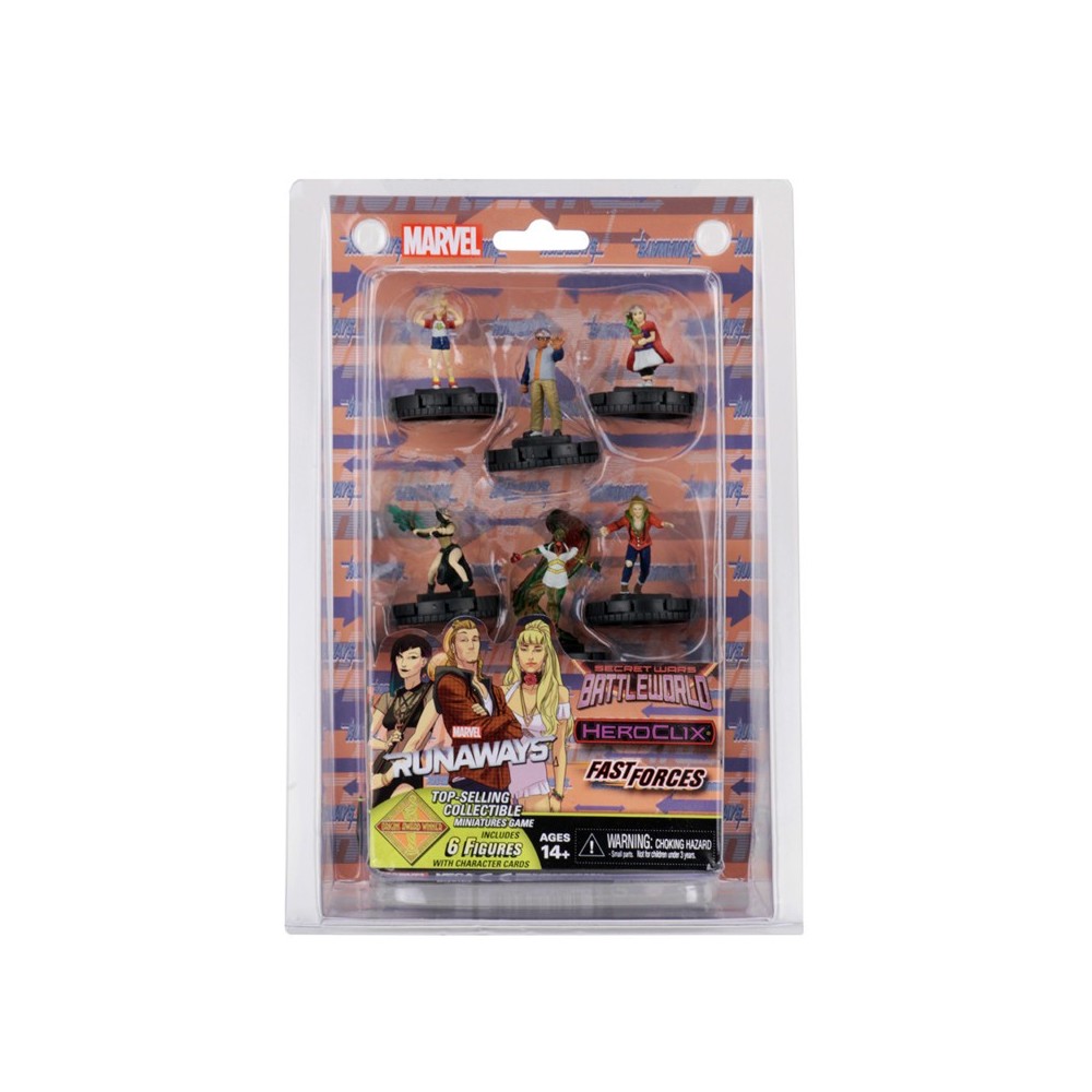 MARVEL HEROCLIX SECRET WARS RUNAWAYS FAST FORCES MINIATURES WIZKIDS