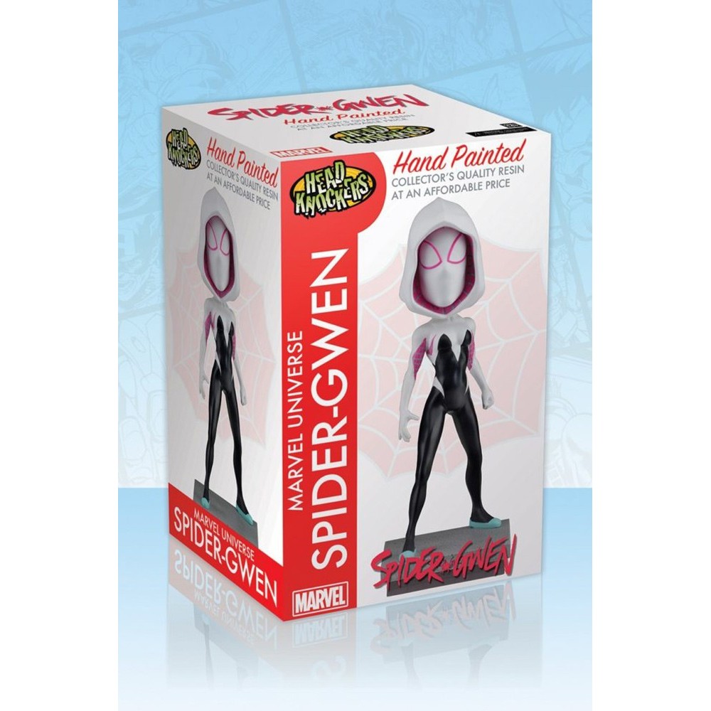 NECA MARVEL SPIDER-GWEN BOBBLE HEAD KNOCKER FIGURE