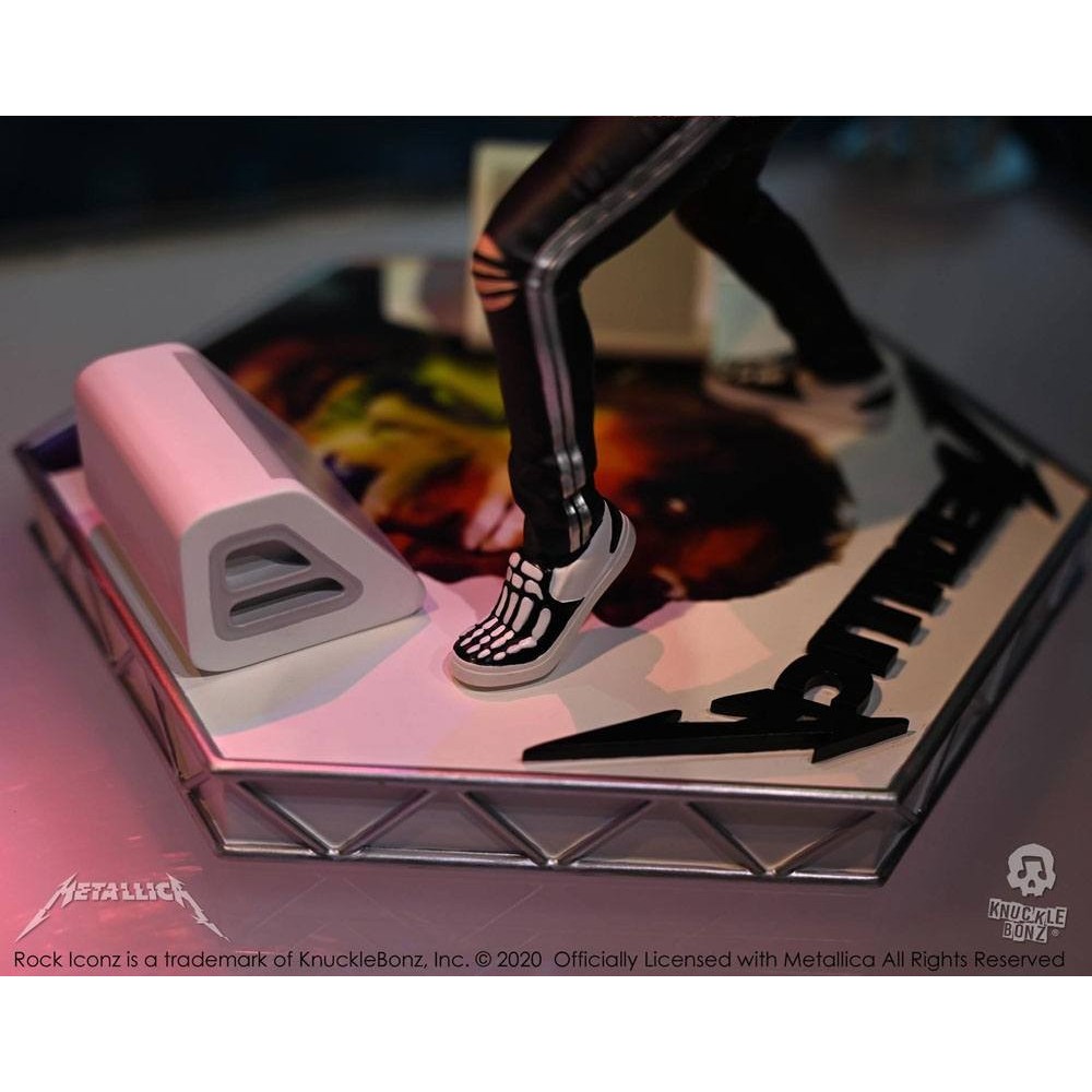 KNUCKLEBONZ ROCK ICONZ METALLICA KIRK HAMMETT STATUE FIGURE