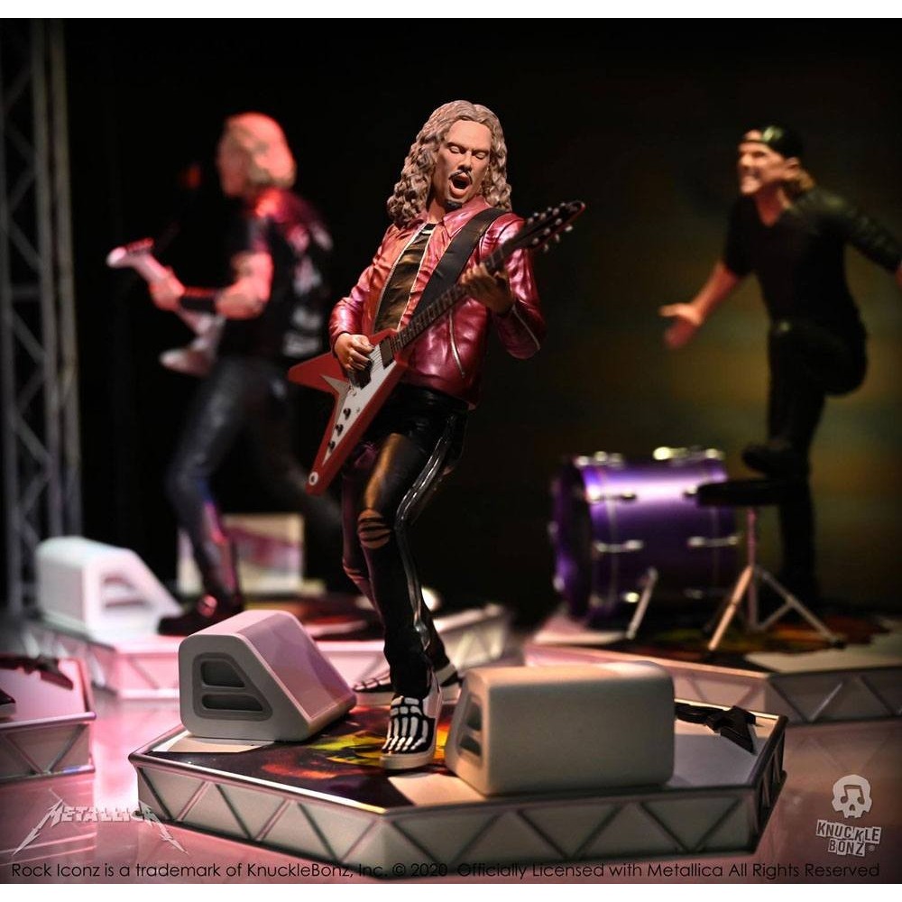 KNUCKLEBONZ ROCK ICONZ METALLICA KIRK HAMMETT STATUE FIGURE