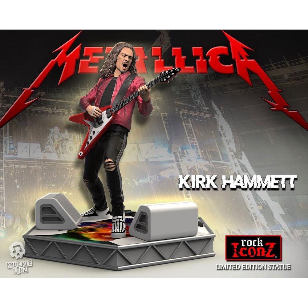 ROCK ICONZ METALLICA KIRK HAMMETT STATUA FIGURE KNUCKLEBONZ