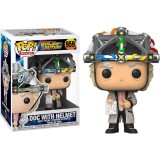FUNKO FUNKO POP! BACK TO THE FUTURE DOC WITH HELMET BOBBLE HEAD KNOCKER FIGURE