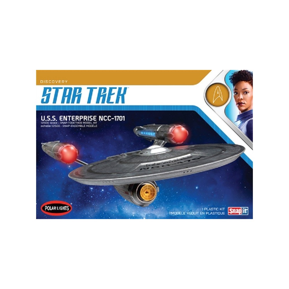 STAR TREK U.S.S. ENTERPRISE NCC-1701 1/2500 MODEL KIT POLAR LIGHTS