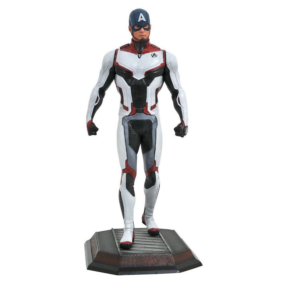 DIAMOND SELECT MARVEL GALLERY AVENGERS ENDGAME TEAM SUIT CAPTAIN AMERICA STATUE