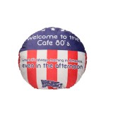 SD TOYS BACK TO THE FUTURE 80'S CAFE ROUND CUSHION PILLOW CUSCINO