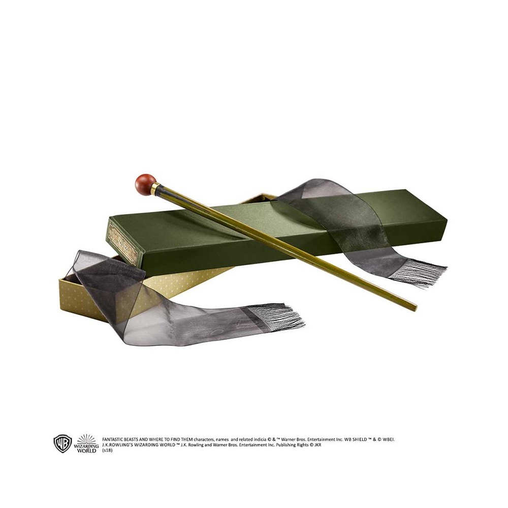 NOBLE COLLECTIONS HARRY POTTER FANTASTIC BEAST SKENDER WAND BACCHETTA