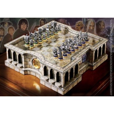 THE LORD OF THE RINGS CHESS SET SCACCHIERA IN RESINA NOBLE COLLECTIONS