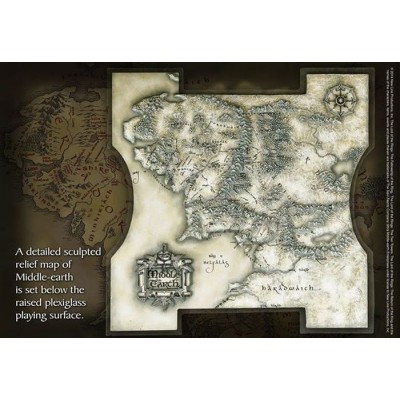 NOBLE COLLECTIONS THE LORD OF THE RINGS CHESS SET SCACCHIERA IN RESINA