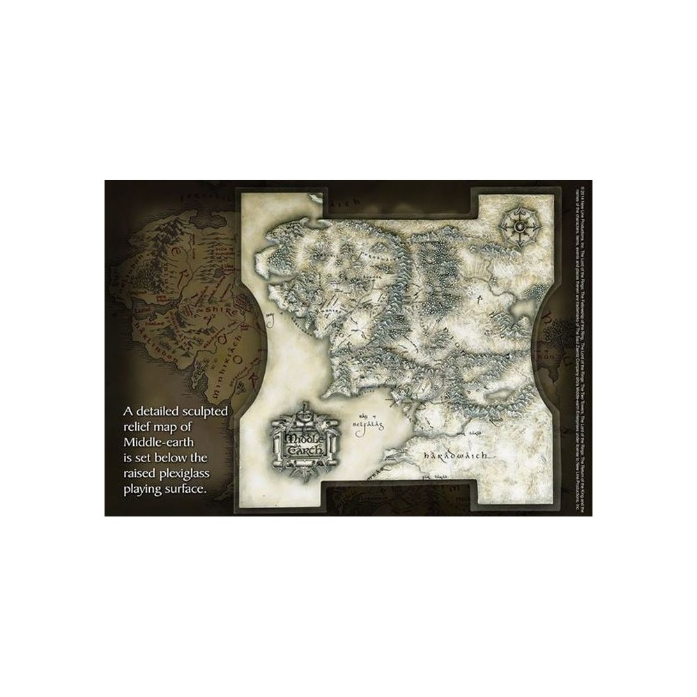 NOBLE COLLECTIONS THE LORD OF THE RINGS CHESS SET SCACCHIERA IN RESINA