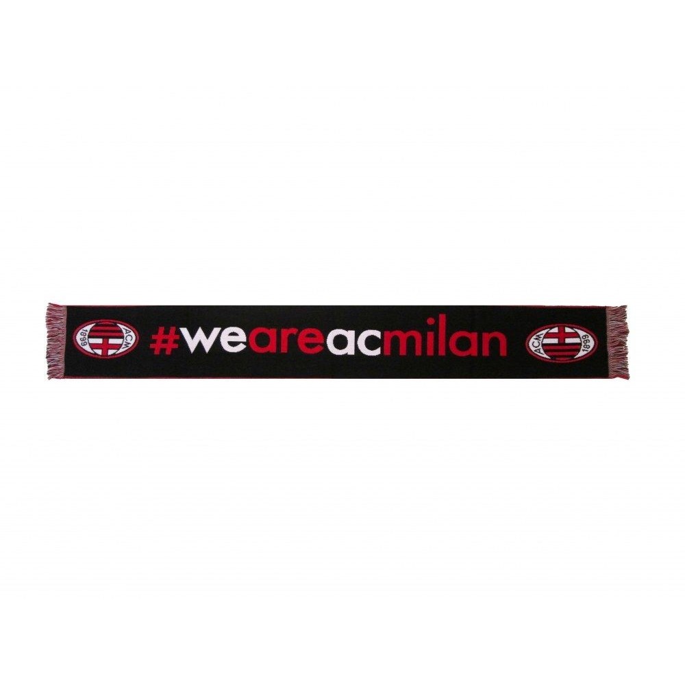 SCIARPA SCARF AC MILAN UFFICIALE WE ARE MILAN NERA