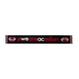 SCIARPA SCARF AC MILAN UFFICIALE WE ARE MILAN NERA