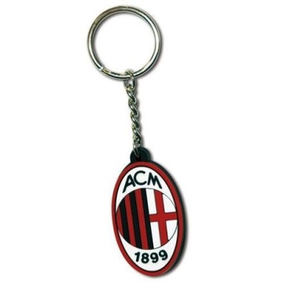 AC MILAN LOGO IN GOMMA KEYCHAIN PORTACHIAVI