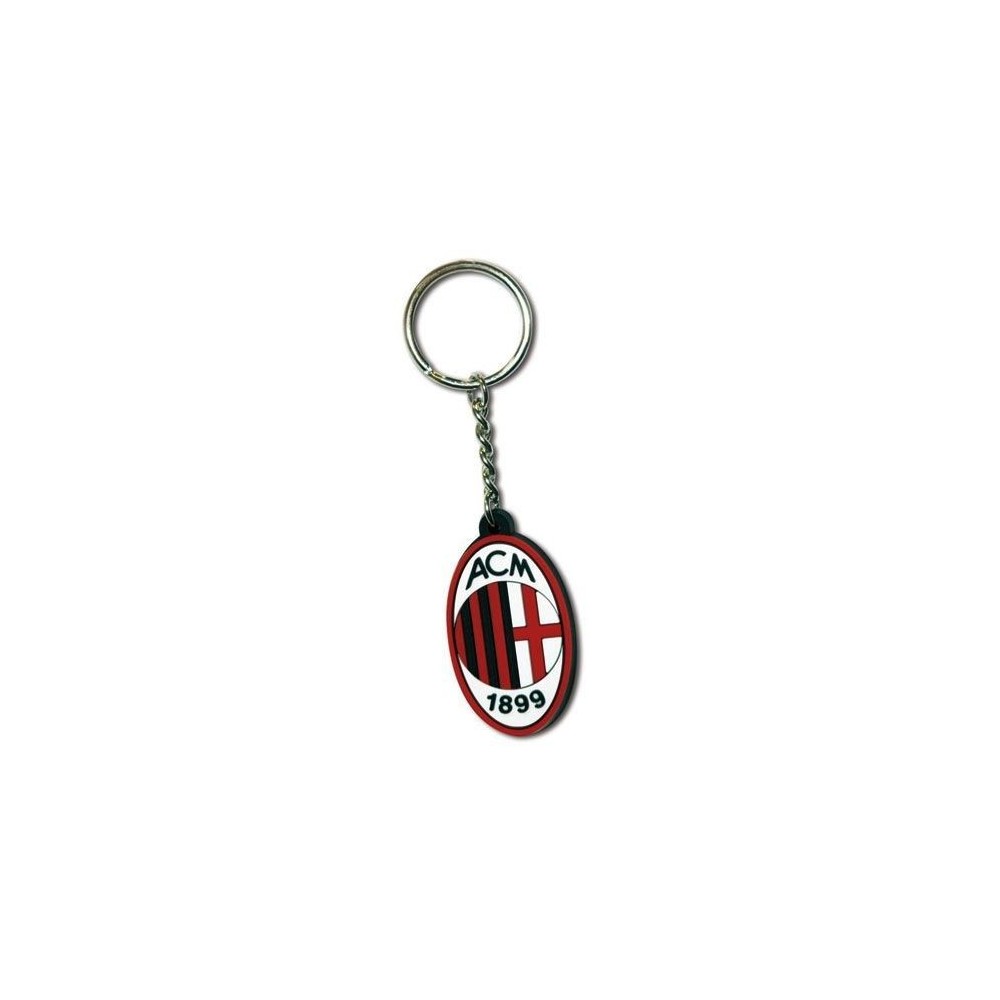 AC MILAN LOGO IN GOMMA KEYCHAIN PORTACHIAVI