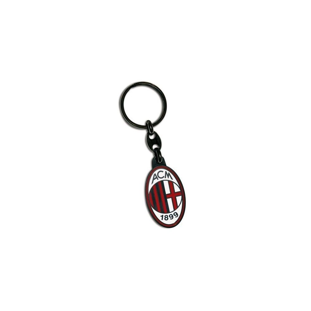 AC MILAN LOGO METALLO KEYCHAIN PORTACHIAVI