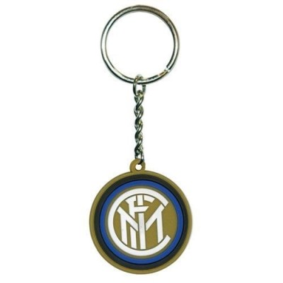 FC INTERNAZIONALE LOGO IN GOMMA KEYCHAIN PORTACHIAVI