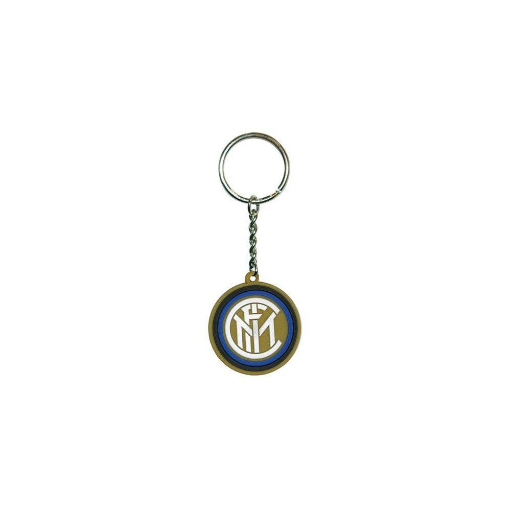 FC INTERNAZIONALE LOGO IN GOMMA KEYCHAIN PORTACHIAVI
