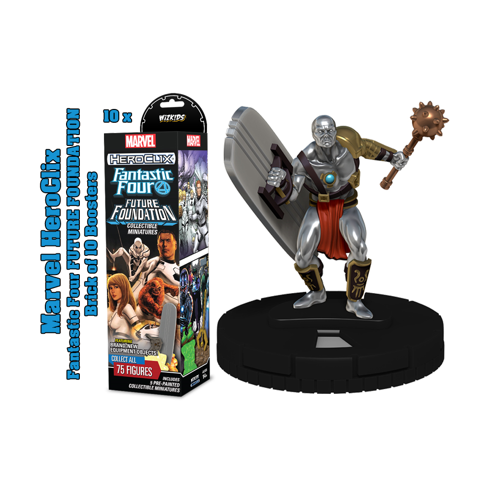WIZKIDS MARVEL HEROCLIX FANTASTIC FOUR FUTURE FOUNDATION 10X BOOSTER BRICK