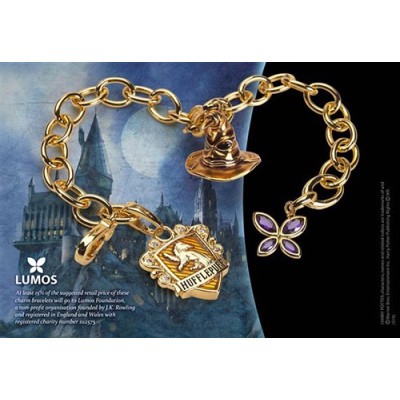 HARRY POTTER TASSOROSSO BRACCIALETTO IN METALLO NOBLE COLLECTIONS