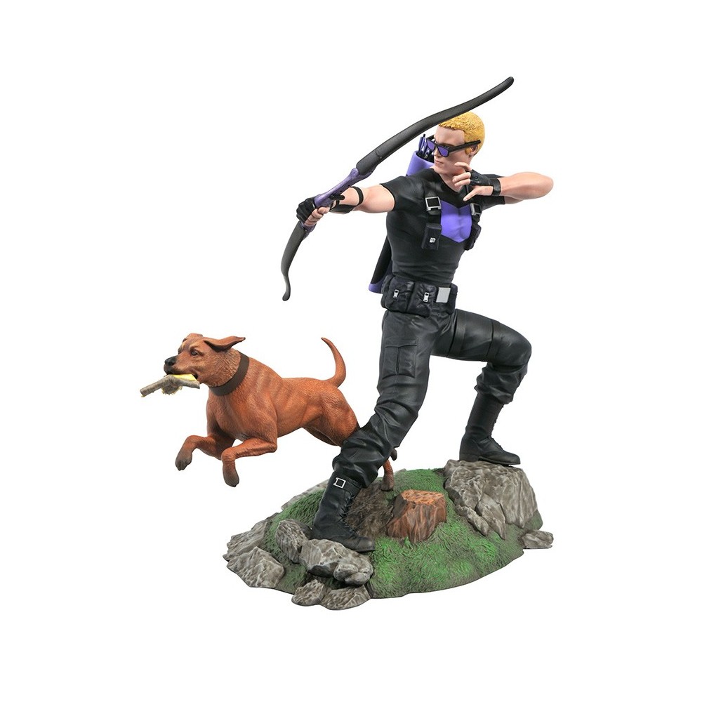 MARVEL GALLERY HAWKEYE OCCHIO DI FALCO FIGURE STATUA DIAMOND SELECT
