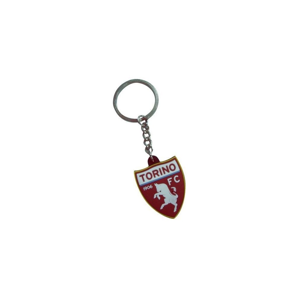 TORINO FC LOGO IN GOMMA KEYCHAIN PORTACHIAVI