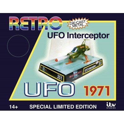 UFO INTERCEPTOR RETRO LIMITED EDITION FIGURE REPLICA SIXTEEN 12