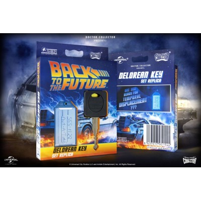 BACK TO THE FUTURE CHIAVE DELOREAN KEY REPLICA DOCTOR COLLECTOR