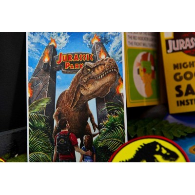 DOCTOR COLLECTOR JURASSIC PARK WELCOME KIT SET DA COLLEZIONE