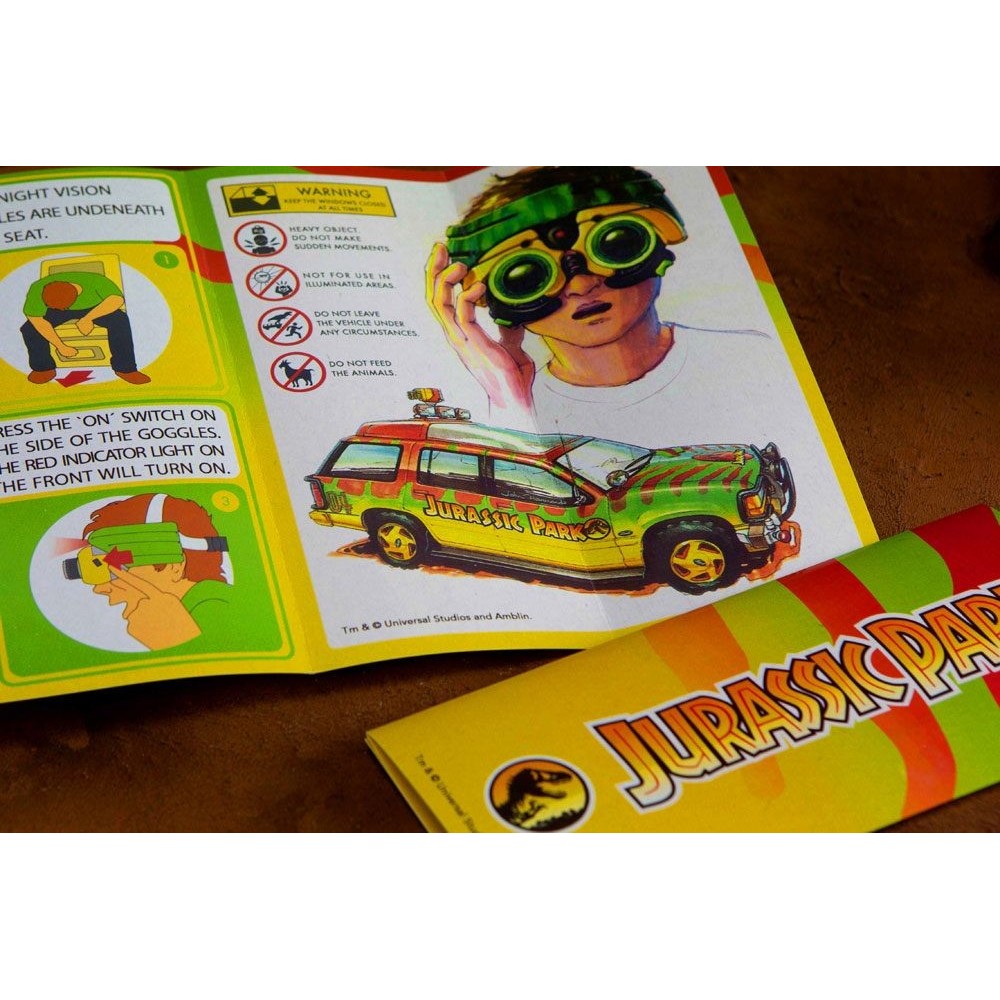 DOCTOR COLLECTOR JURASSIC PARK WELCOME KIT SET DA COLLEZIONE