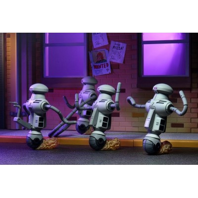 NECA TEENAGE MUTANT NINJA TURTLES TRICERATON INFANTRYMAN AND ROADKILL RODNEY 3-PACK ACTION FIGURE