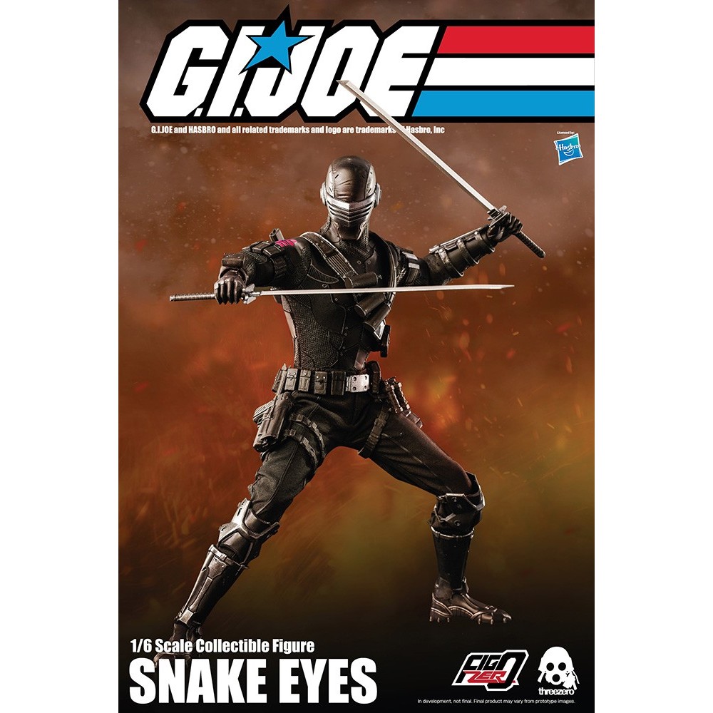 G.I. JOE SNAKE EYES 30CM ACTION FIGURE THREEZERO