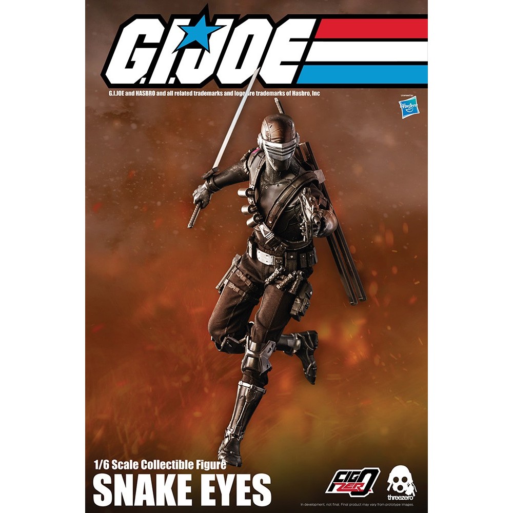 G.I. JOE SNAKE EYES 30CM ACTION FIGURE THREEZERO