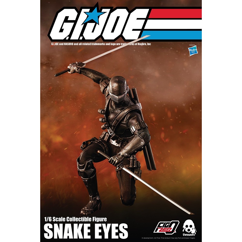 G.I. JOE SNAKE EYES 30CM ACTION FIGURE THREEZERO
