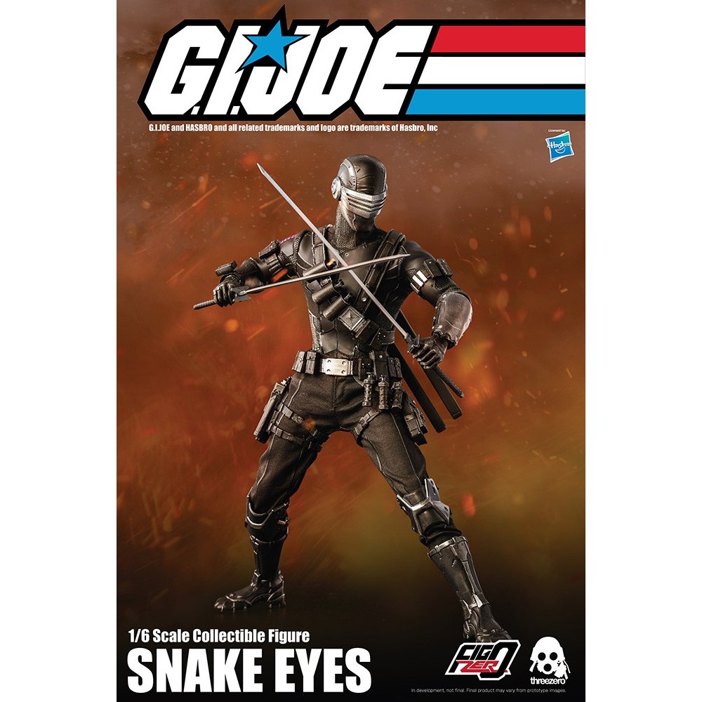 G.I. JOE SNAKE EYES 30CM ACTION FIGURE THREEZERO