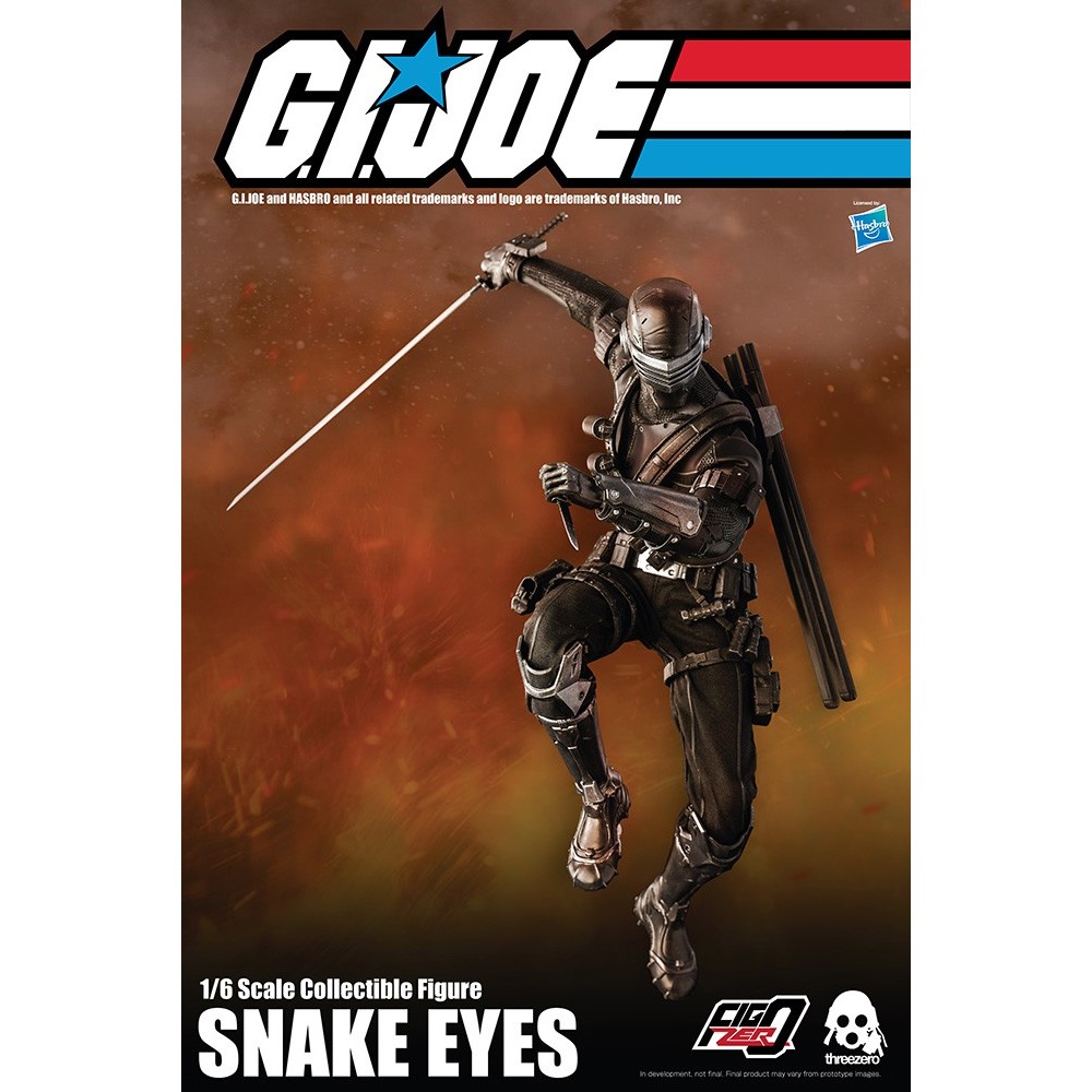 G.I. JOE SNAKE EYES 30CM ACTION FIGURE THREEZERO