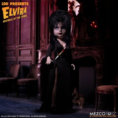 LIVING DEAD DOLLS LDD ELVIRA ACTION FIGURE MEZCO TOYS