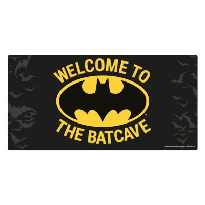BATMAN WELCOME TO THE BATCAVE METAL SIGN TARGA PYRAMID INTERNATIONAL